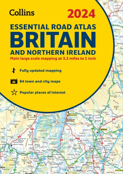 Essential Road Atlas Britain & Northern Ireland 2024 (Apr)