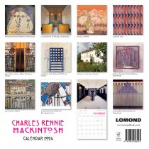 2024 Calendar Charles Rennie Mackintosh (2 for £9v) (Mar)