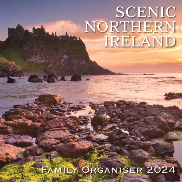 2024 Calendar Scenic Northern Ireland Family Organiser (2 for £9v) (Mar)