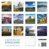 2024 Calendar Castles of England (2 for £9v) (Mar)