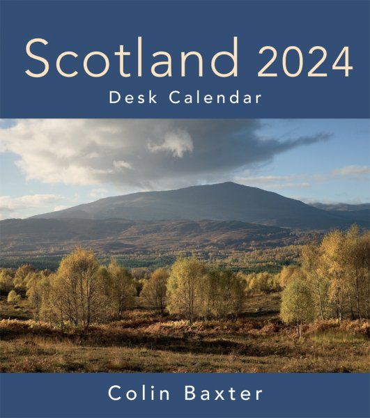 2024 Calendar Scotland Desktop Easel (Mar)