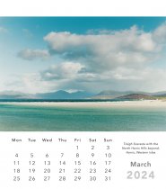 2024 Calendar Scotland Desktop Easel (Mar)