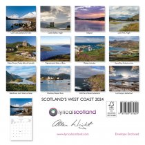 2024 Calendar Scotland's West Coast (Mar)