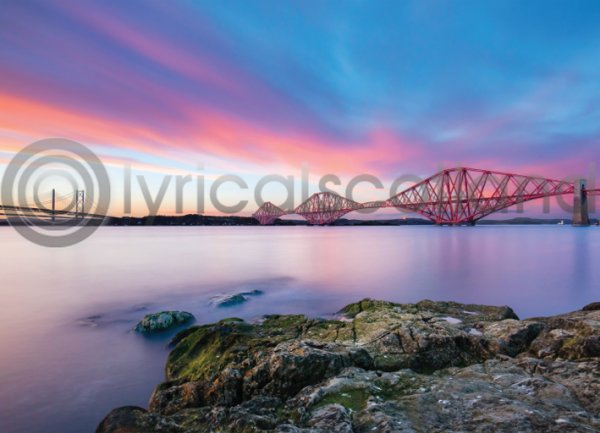 Forth Bridges at Sunset Magnet (H LY)