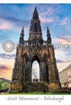 Scott Monument, Princes St, Edinburgh Postcard (V A6 LY)