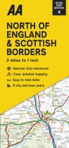 AA Road Map North of England & Scottish Borders