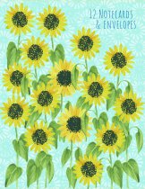 Notecard Wallet In the Garden Sunflowers (Feb)