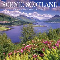 2025 Calendar Scenic Scotland Fam Organiser (2 for 9v) (Mar)