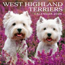 2025 Calendar West Highland Terriers (2 for 9v) (Mar)