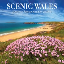 2025 Calendar Scenic Wales Family Organiser (2 for 9v) (Mar)