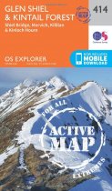 Explorer Active 414 Glen Shiel & Kintail Forest