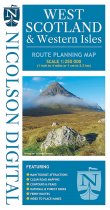 West Scotland & Western Isles Route Planning Map