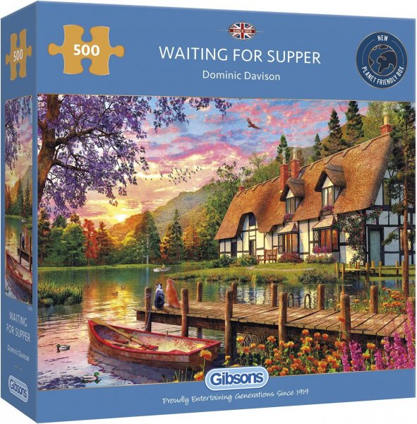 Jigsaw Waiting for Supper 500pc (Oct)