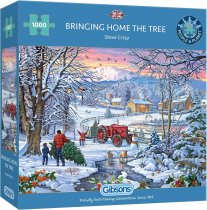 Jigsaw Bringing Home the Tree 1000pc (Oct)