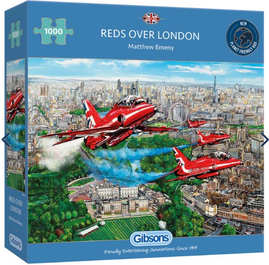 Jigsaw Reds Over London 1000pc