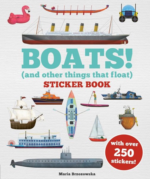 Boats! (& Other Things That Float) Sticker Book (Jun)