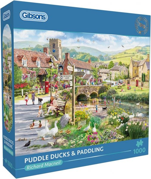 Jigsaw Puddle Ducks & Paddling 1000pc (Feb)