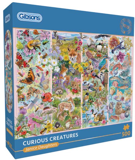 Jigsaw Curious Creatures 500pc (Feb)