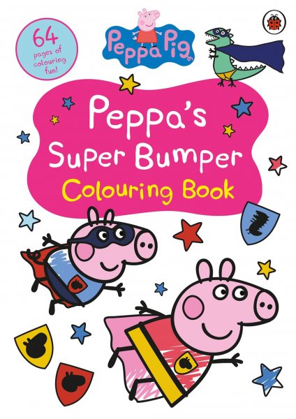 Peppa Pig: Peppa's Super Bumper Colouring Book (Mar)