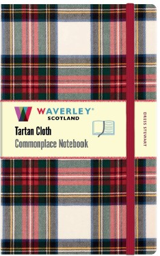 Tartan Cloth Notebook Large: Dress Stewart (Apr)