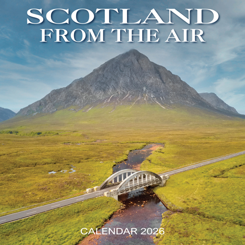 2026 Calendar Scotland from the Air (2 for 10v) (Mar)