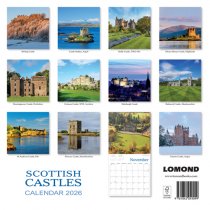 2026 Calendar Scottish Castles (2 for 10v) (Mar)