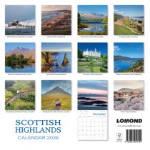 2026 Calendar Scottish Highlands (2 for 10v) (Mar)