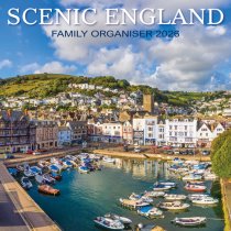 2026 Calendar Scenic England Family Organiser (2 for 10v) (Mar)