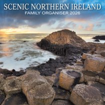 2026 Calendar Scenic Northern Ireland Family Organiser (2 for 10v) (Mar)