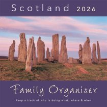 2026 Calendar Scotland Family Organiser (Mar)