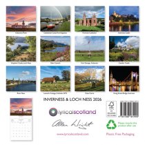 2026 Calendar Inverness & Loch Ness (Mar)