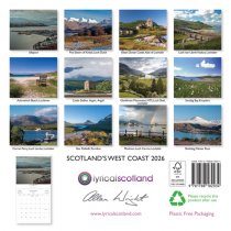 2026 Calendar Scotland's West Coast (Mar)