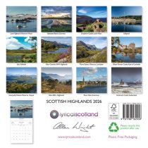 2026 Calendar Scottish Highlands (Mar)