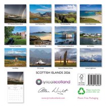 2026 Calendar Scottish Islands (Mar)