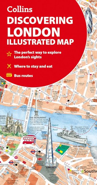 Discovering London Illustrated Map (Mar)