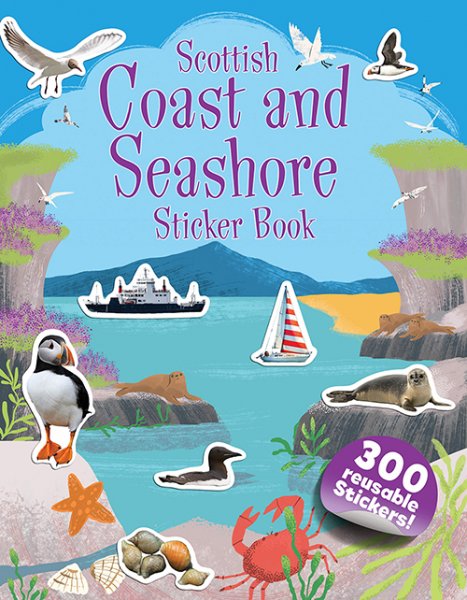 Scottish Coast & Seashore Sticker Book (Jul)