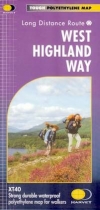 XT40 Map Long Distance Paths West Highland Way