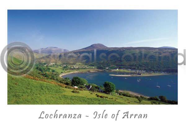 Lochranza From Newton Postcard (H A6 LY)