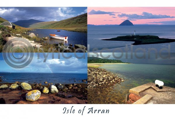 Isle Of Arran Composite (1) Postcard (H A6 LY)