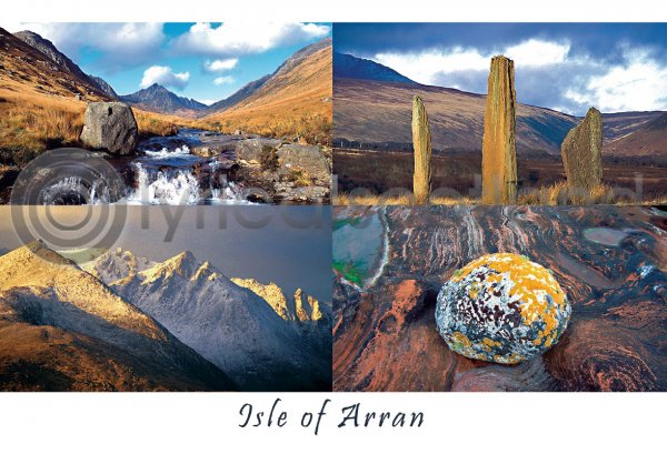 Isle Of Arran Composite (4) Postcard (H A6 LY)