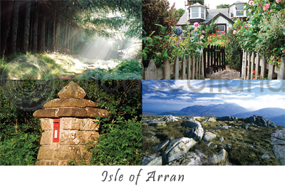 Isle of Arran Composite (2) Postcard (HA6)