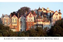 Ramsay Gardens, Royal Mile Postcard (H A6 LY)