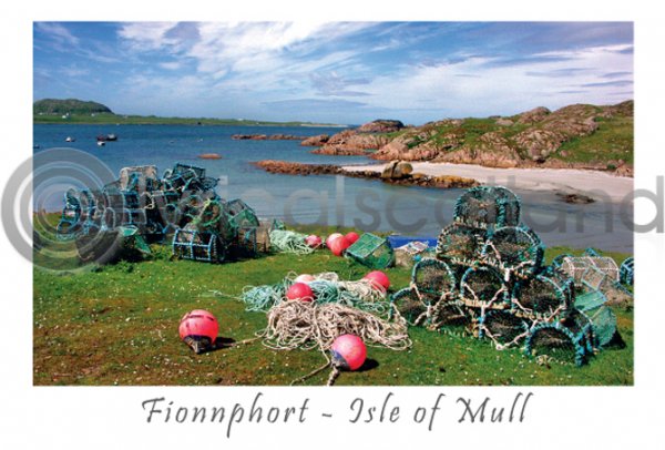 Fionnphort Beach, Ross of Mull Postcard (H A6 LY)