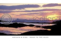 Sunset Over Eigg, Road to the Isles (HA6)