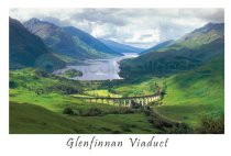 Glenfinnan & the Viaduct Postcard (HA6)