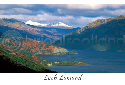 Loch Lomond, Looking North Postcard (HA6)