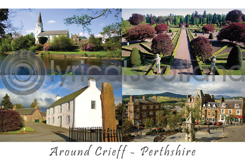 Around Crieff Composite Postcard (H A6 LY)