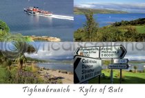 Tighnabruaich, Kyles of Bute Composite Postcard (H A6 LY)