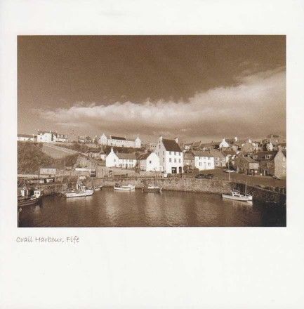 Crail Harbour, Fife (Sepia)