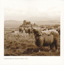 Highlanders At Duart Castle (Sepia)